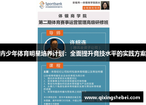 青少年体育明星培养计划：全面提升竞技水平的实践方案